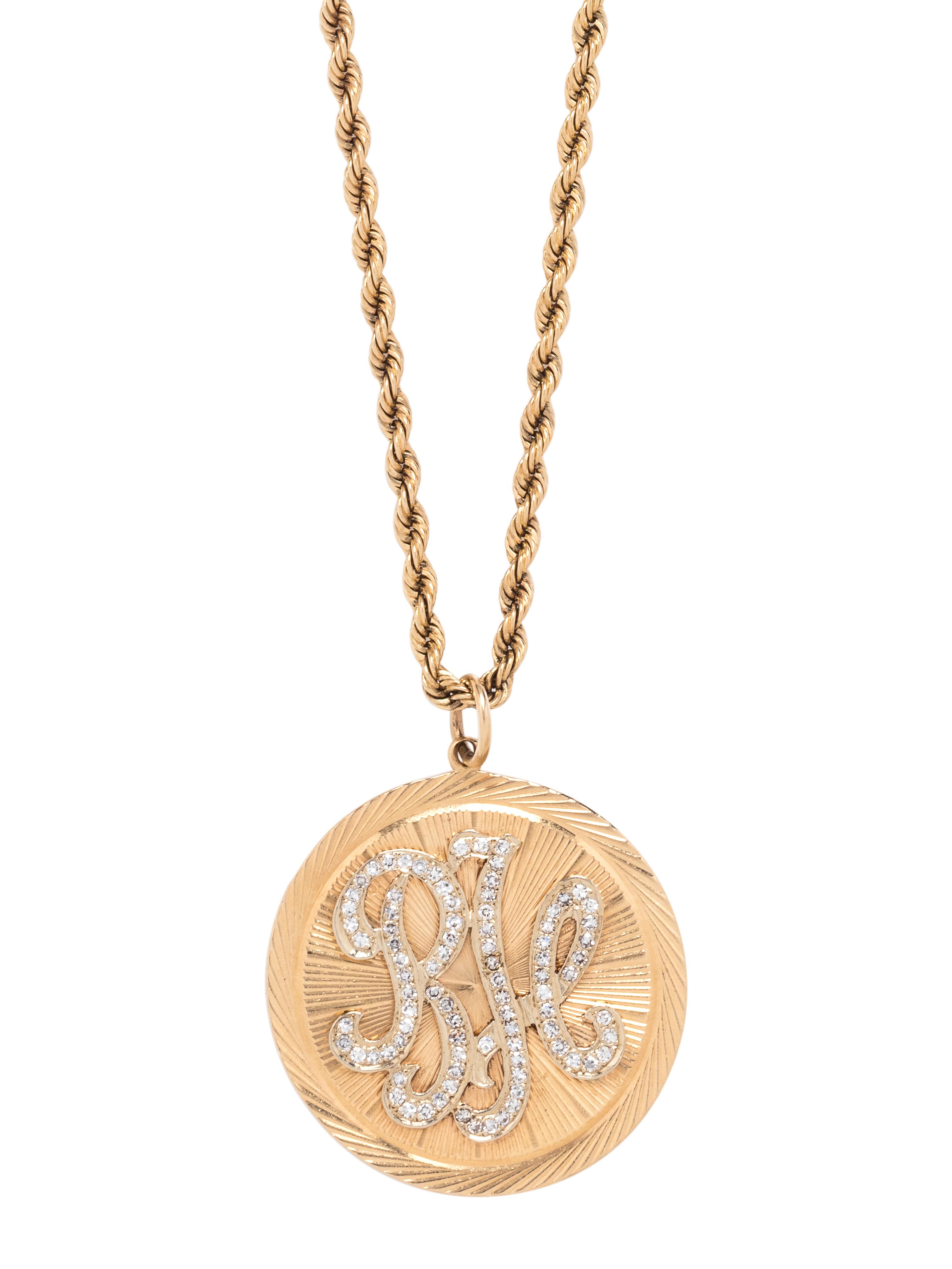 YELLOW GOLD AND DIAMOND PENDANT/NECKLACE