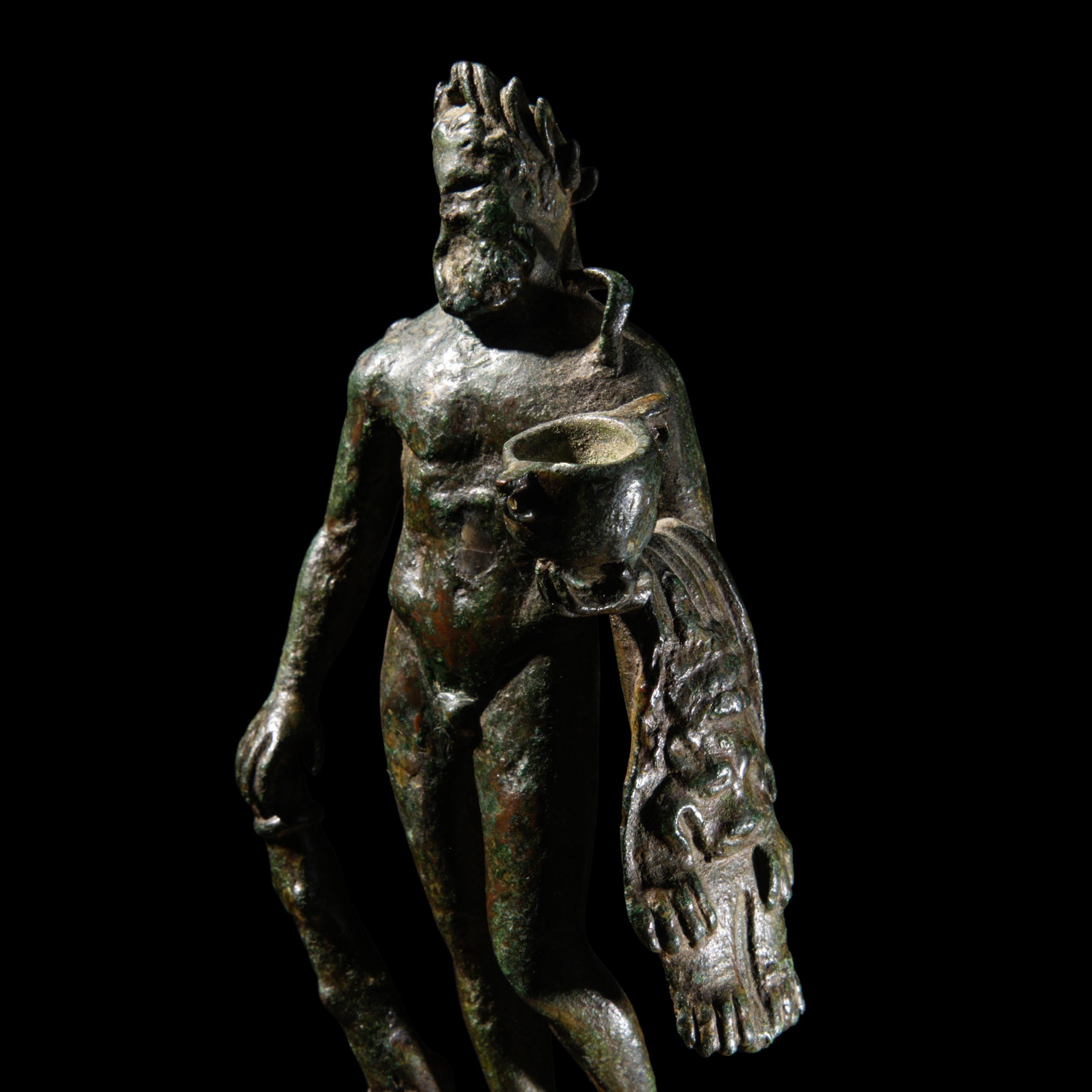 A Roman Bronze Hercules