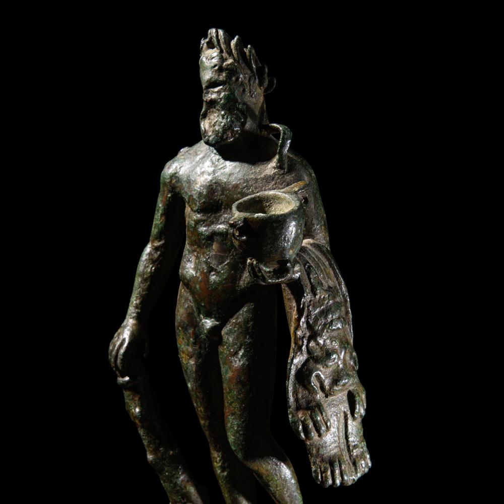 A Roman Bronze Hercules