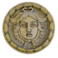 A Terra Cotta Rondel 20" W x 20" D x 6.5" H — United States, 20th Century