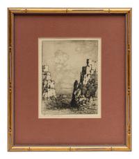 Three Works: Fish Creek, Apache Trail, Arizona, 1926, Old Bridge, Isolabona, Italy and The Little Canyon, 1930