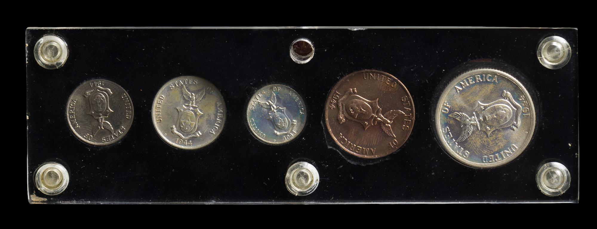 A Philippine Islands 1944 5-Coin Uncirculated Set
