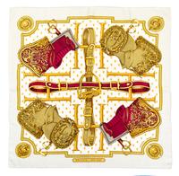 An Hermes 90cm Silk Scarf, 36" x 36".