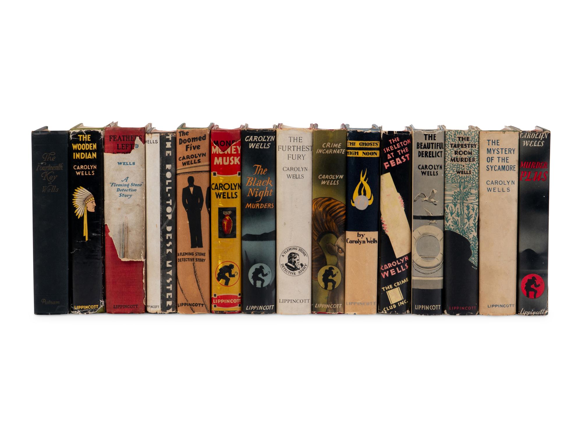 WELLS, Carolyn (1862-1942). A group of 15 FIRST EDITIONS, comprising:
