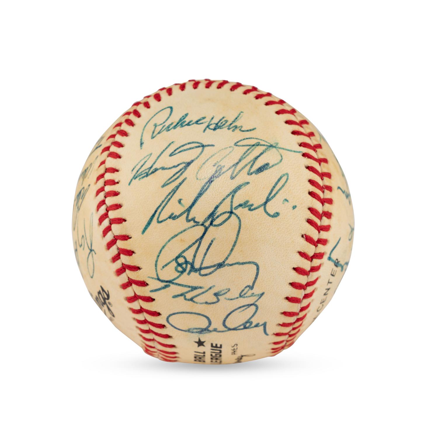 A 1984 Chicago Cubs Team Signed Autograph Baseball (Beckett Authentication Services)