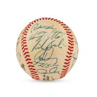 A 1984 Chicago Cubs Team Signed Autograph Baseball (Beckett Authentication Services)