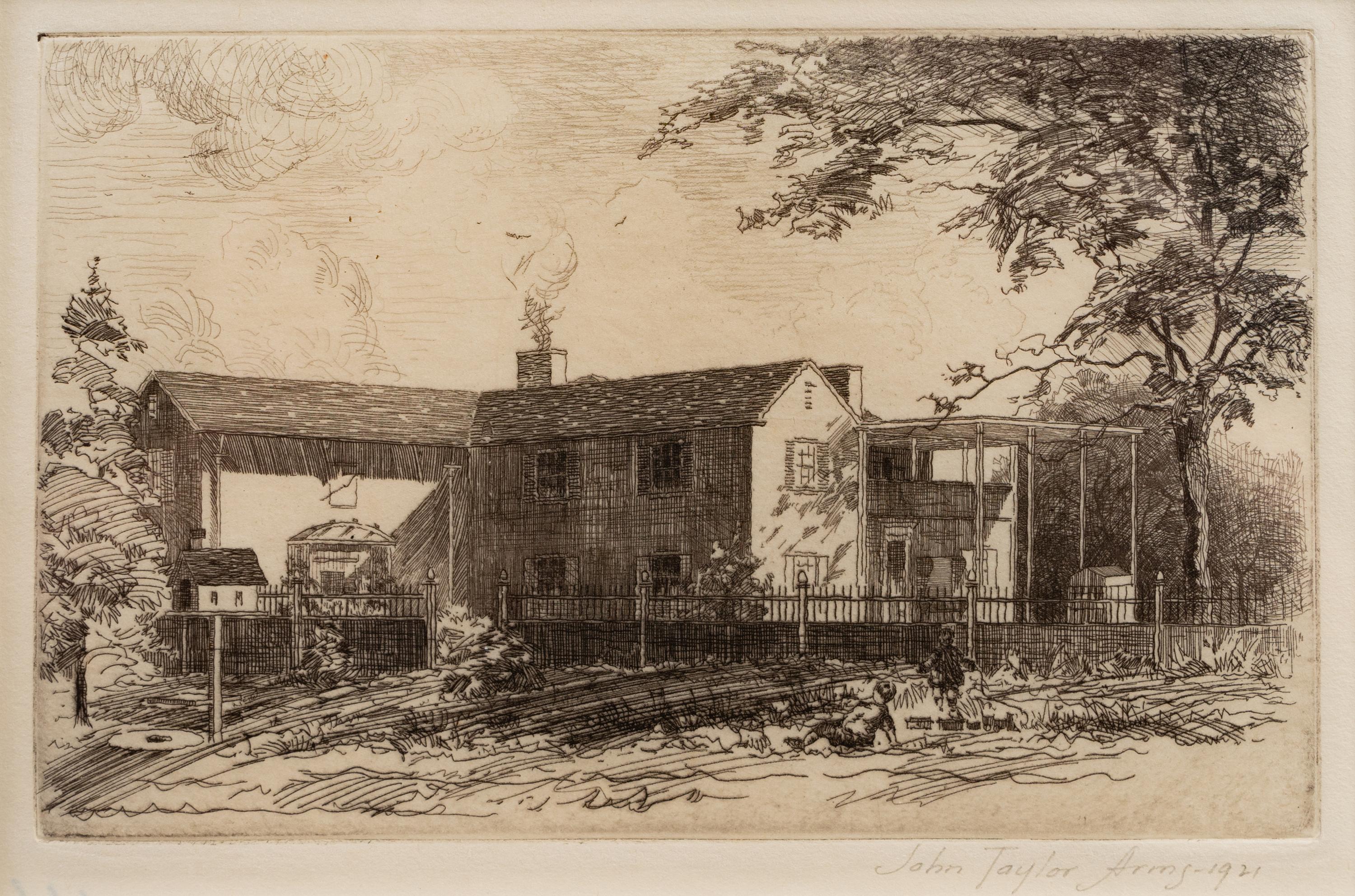 Six Framed Etchings by John Taylor Arms (American, 1887-1953)