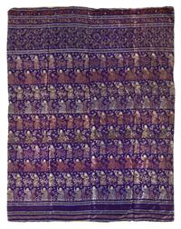 A Large Chinese Embroidered Silk Panel Length 70 x width 55 inches. — 19TH CENTURY