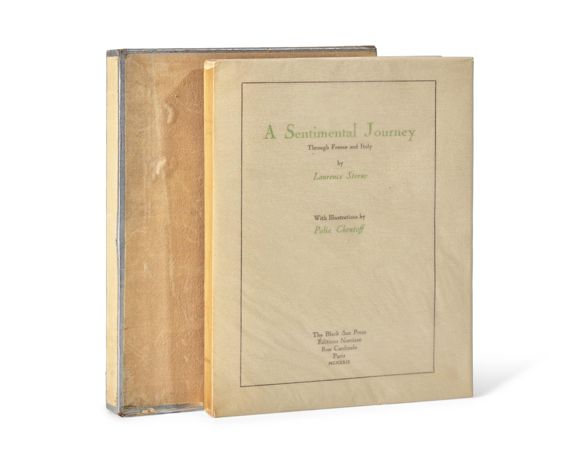 [Black Sun Press] Sterne, Laurence. A Sentimental Journey Through France and Italy