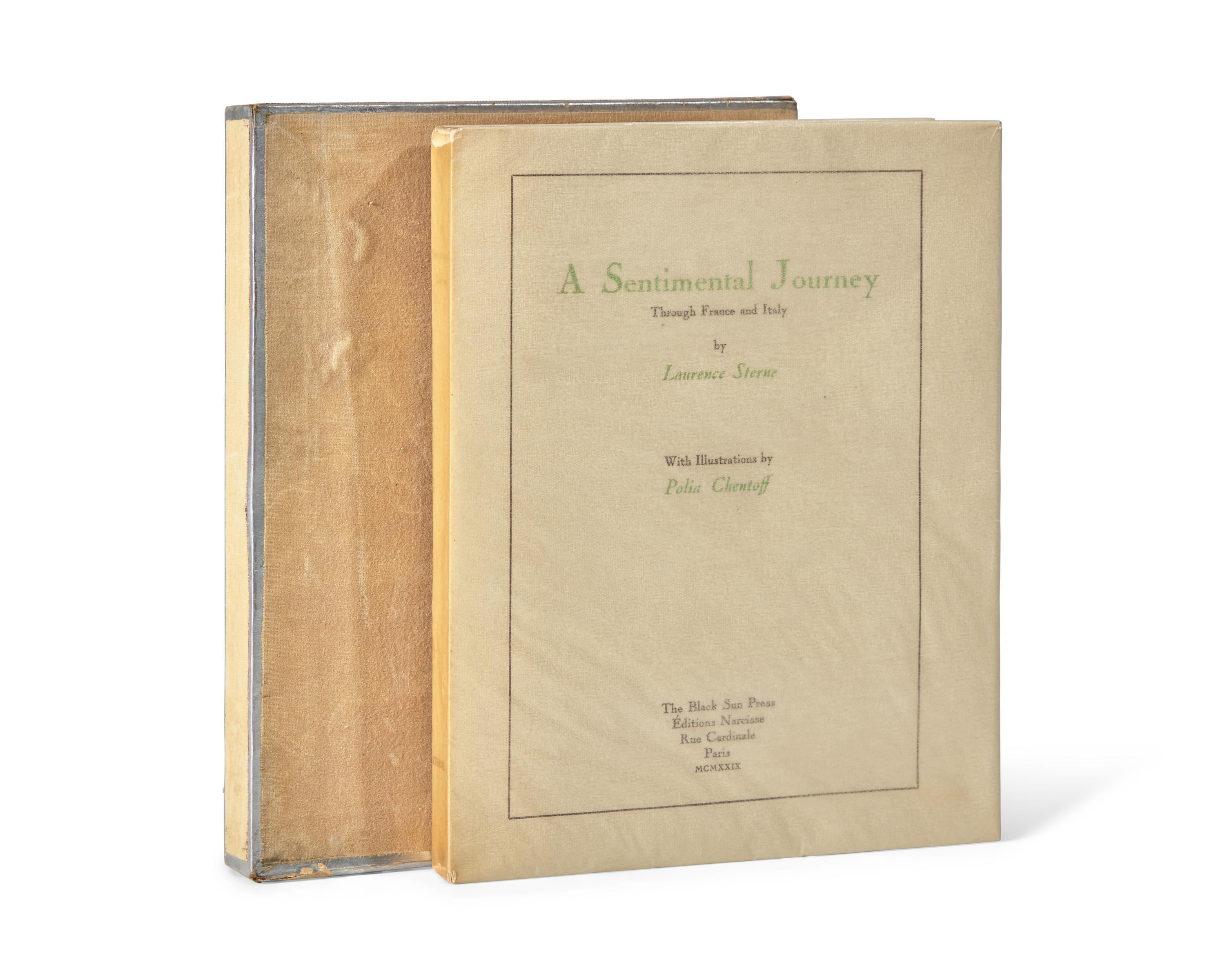 [Black Sun Press] Sterne, Laurence. A Sentimental Journey Through France and Italy
