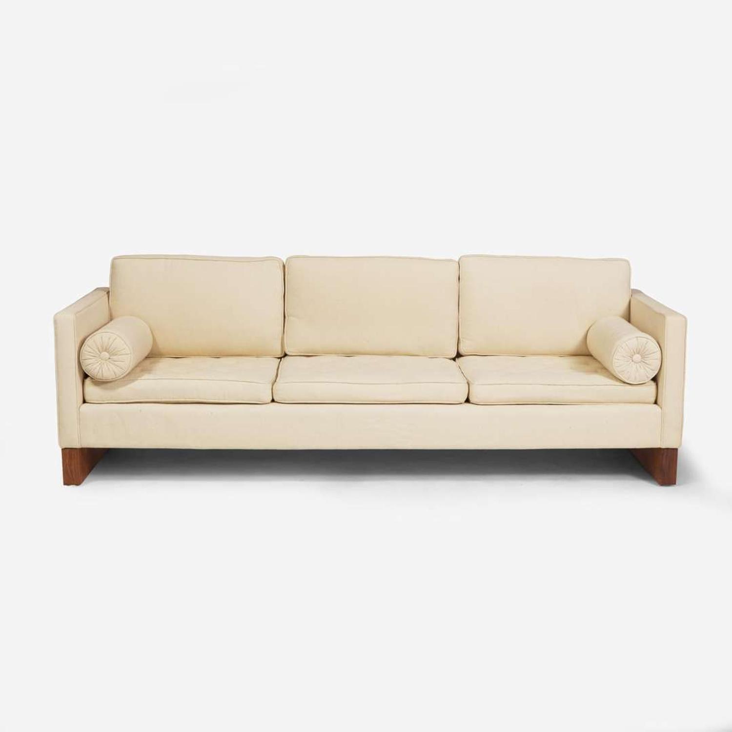 Ludwig Mies van der Rohe (German-American, 1886-1969) Sofa, Knoll International, USA, designed 1930, the present lot circa 1970s