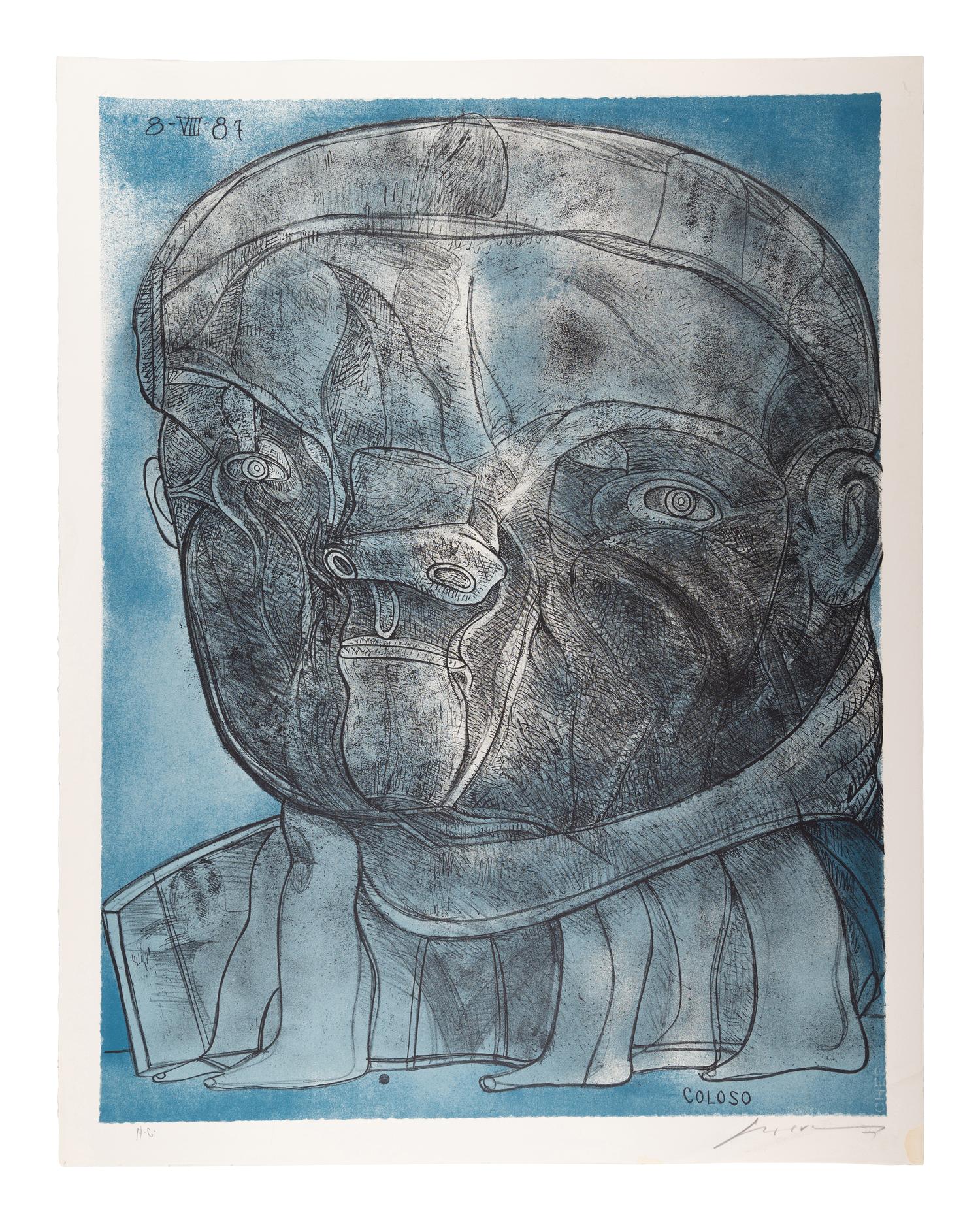 Dove; Coloso (a pair of prints from The Official Arts Portfolio of the XXIVth Olympiad, Seoul, Korea )