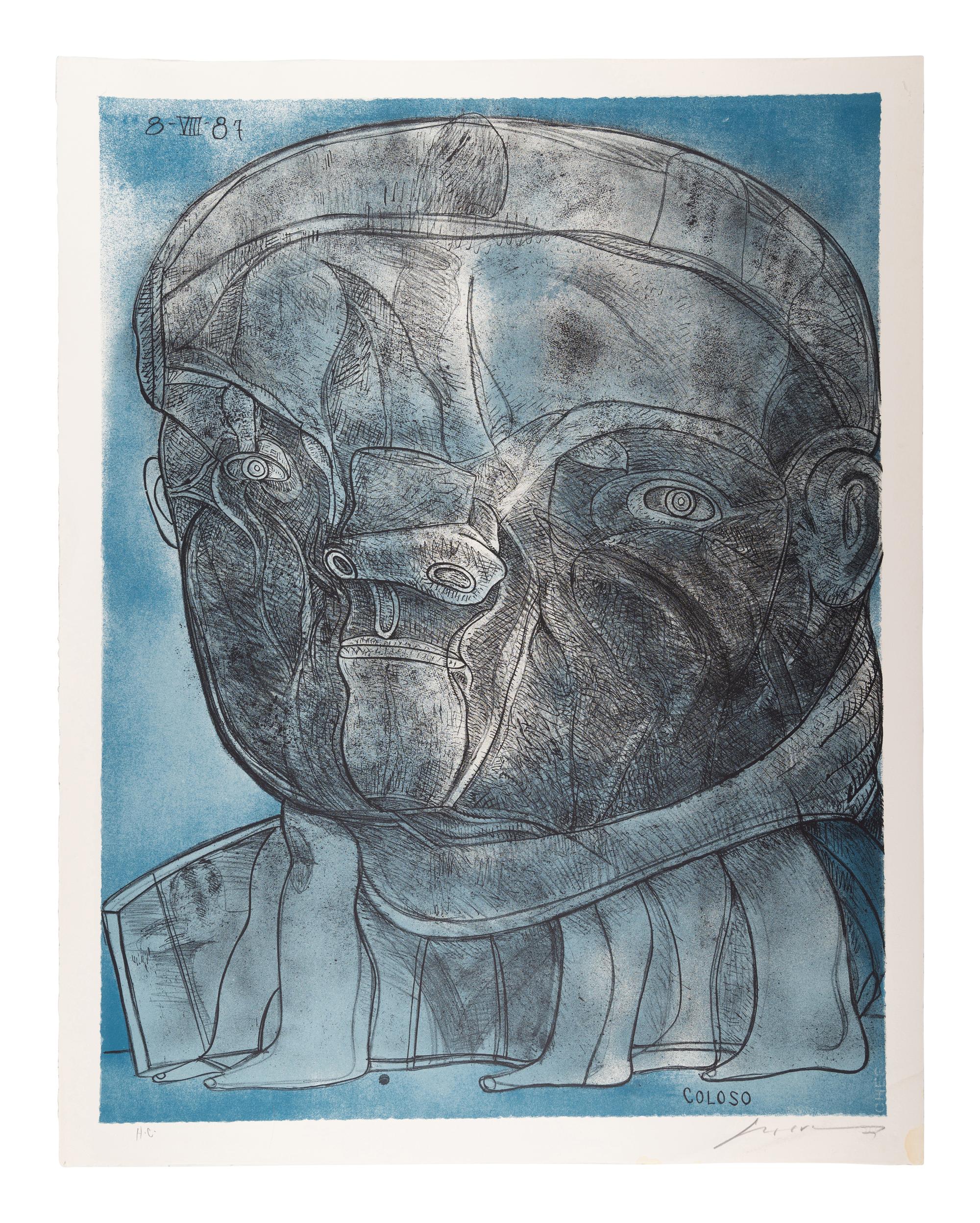 Dove; Coloso (a pair of prints from The Official Arts Portfolio of the XXIVth Olympiad, Seoul, Korea )