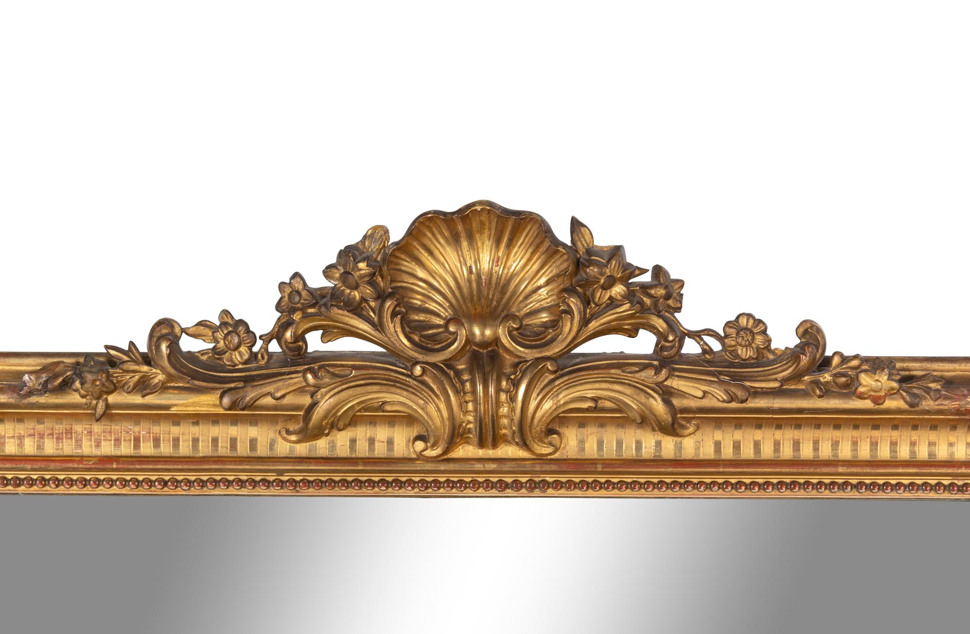 A Louis Philippe Giltwood Mirror