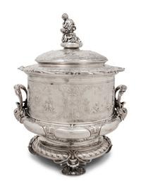 A German Silver-Plate Tureen