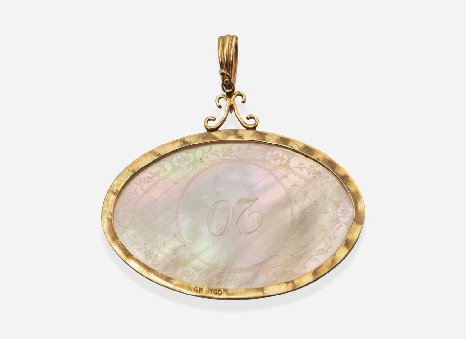 A 14K Yellow Gold, Lapis Lazuli, and Coral Necklace with Detachable Pendant