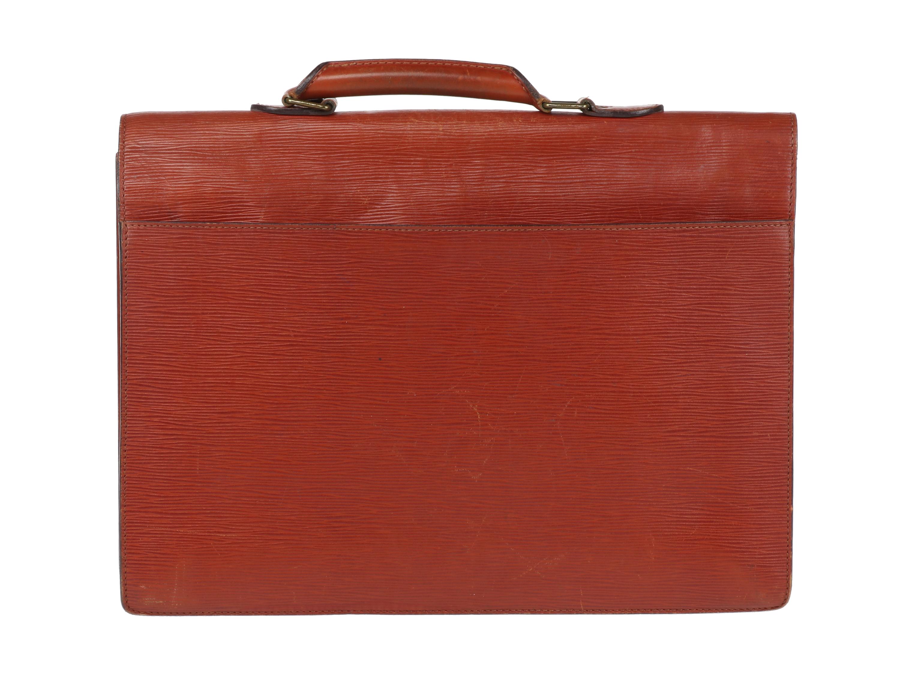 Louis Vuitton Epi Leather Briefcase, 1985