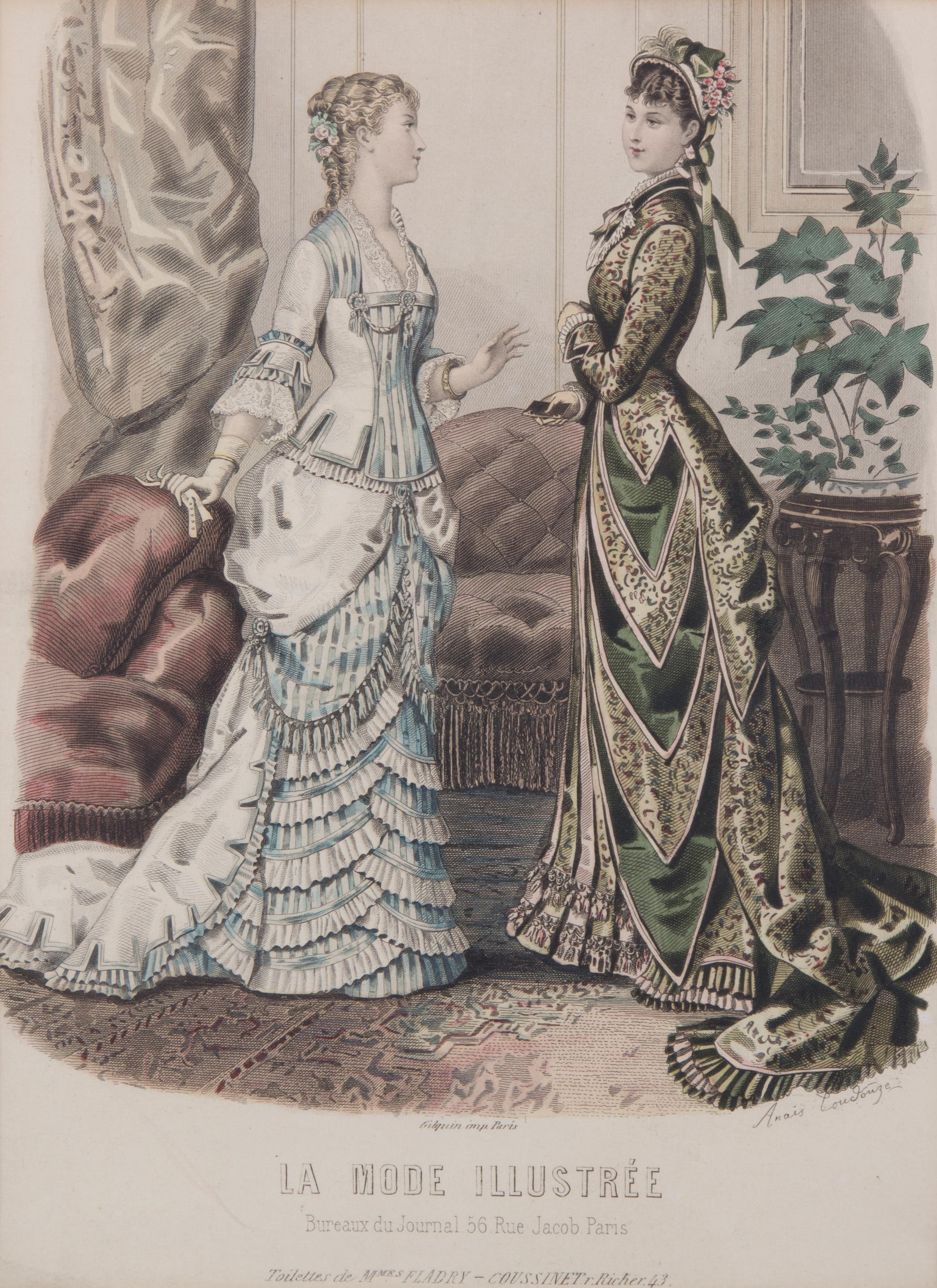 A Set of 6 La Mode Engravings, ,