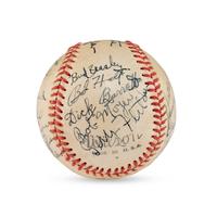 A 1948 Seattle Rainers Team Signed Autograph Baseball