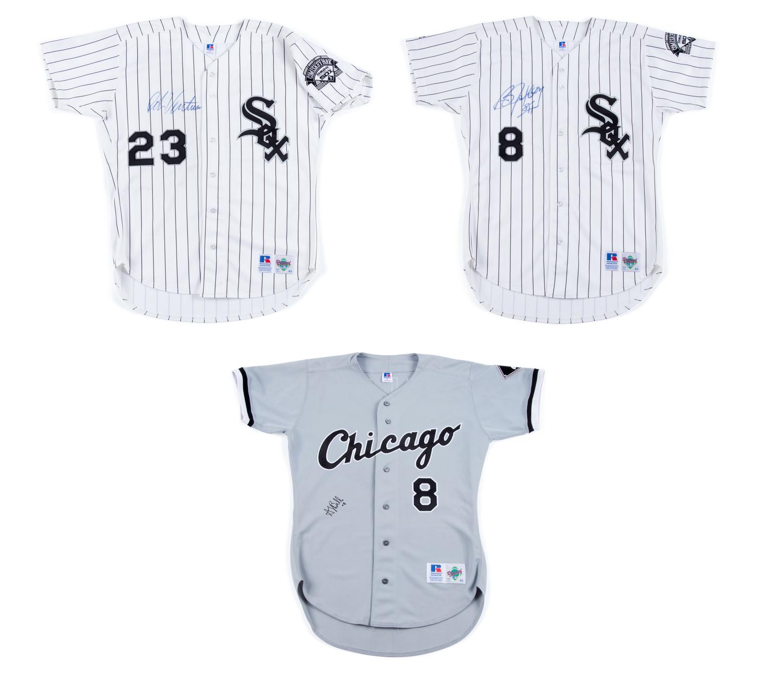 A Group of Three Signed Chicago White Sox Jerseys,