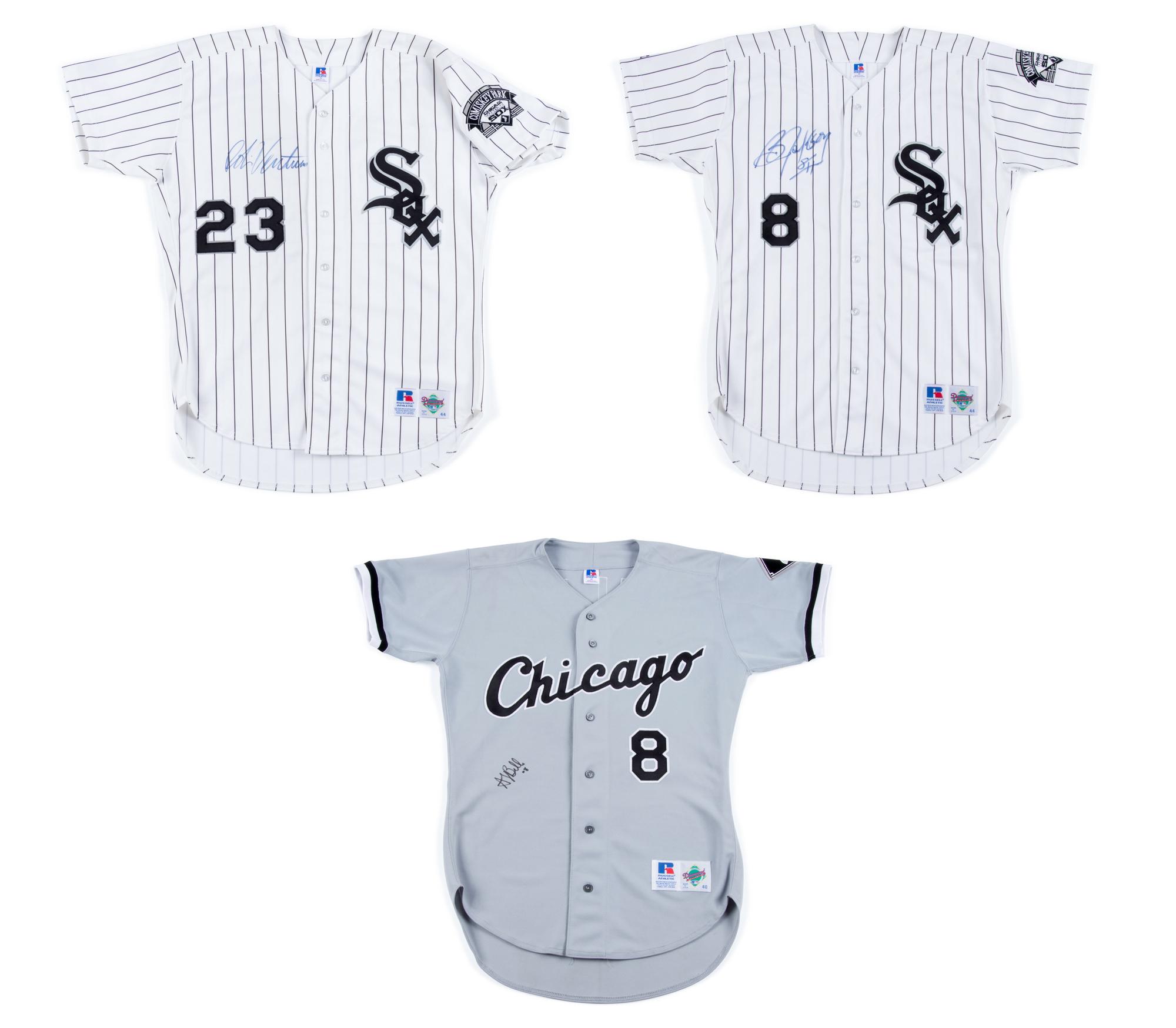 A Group of Three Signed Chicago White Sox Jerseys,