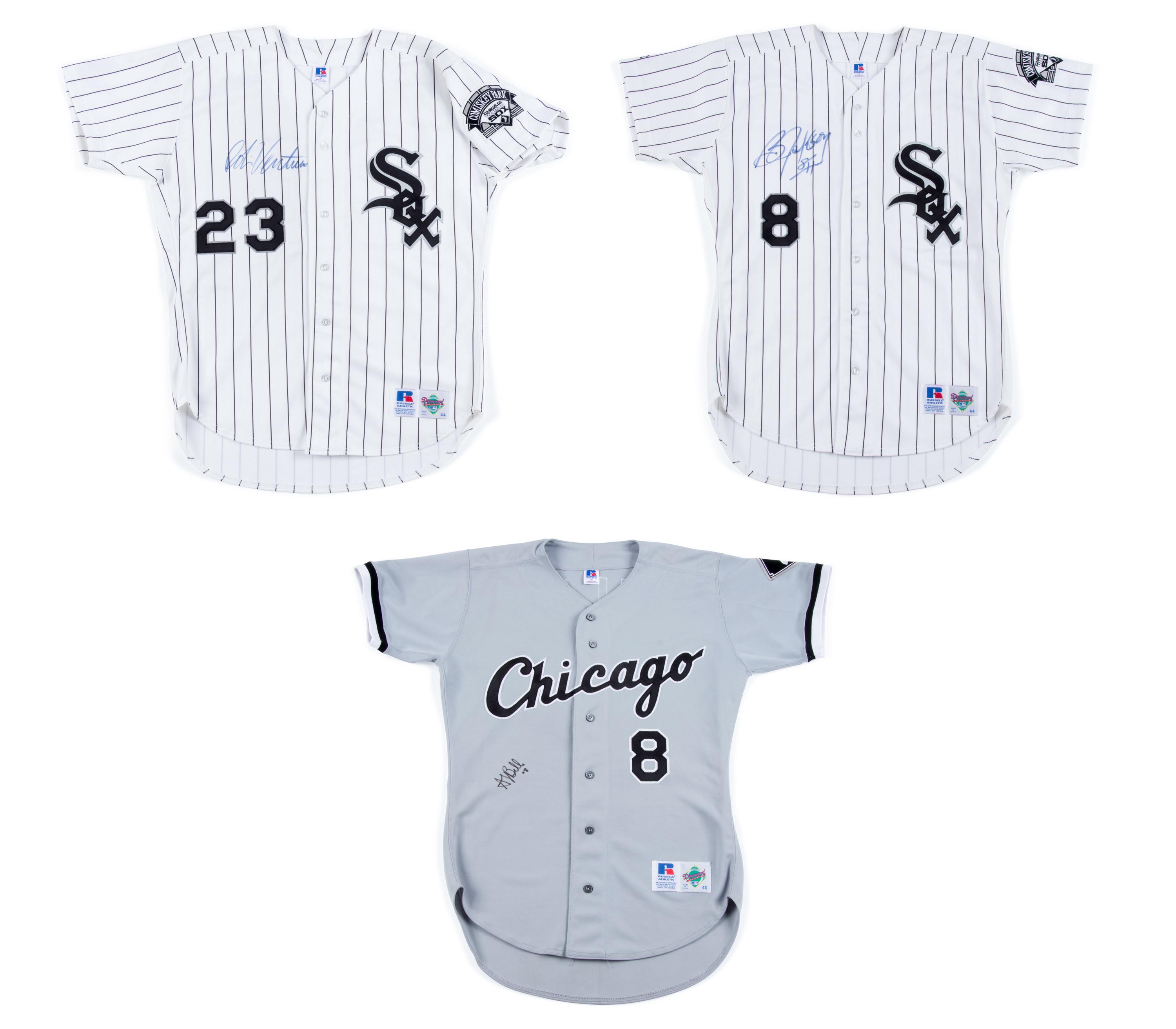A Group of Three Signed Chicago White Sox Jerseys,