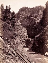 William Henry Jackson (1843-1942) Rocky Point, Clear Creek Cañon, Colorado, 1885