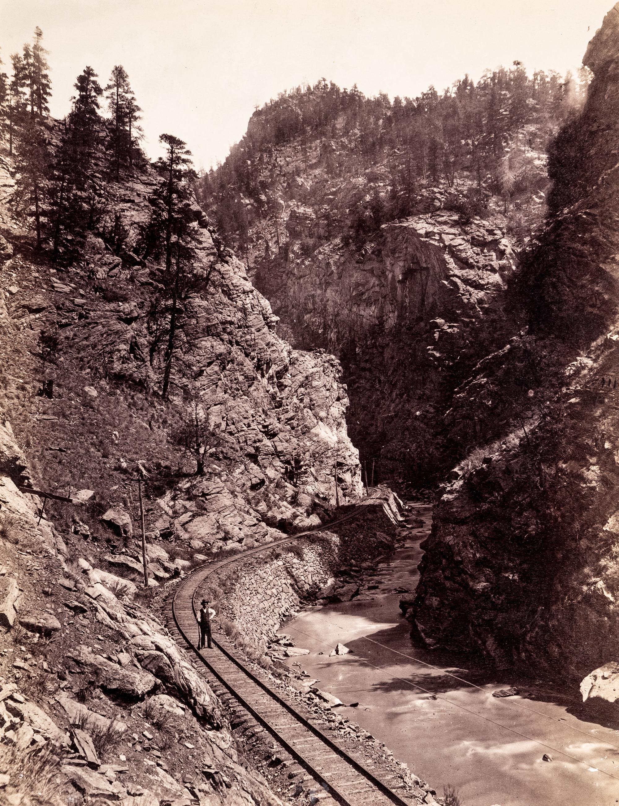 William Henry Jackson (1843-1942) Rocky Point, Clear Creek Cañon, Colorado, 1885