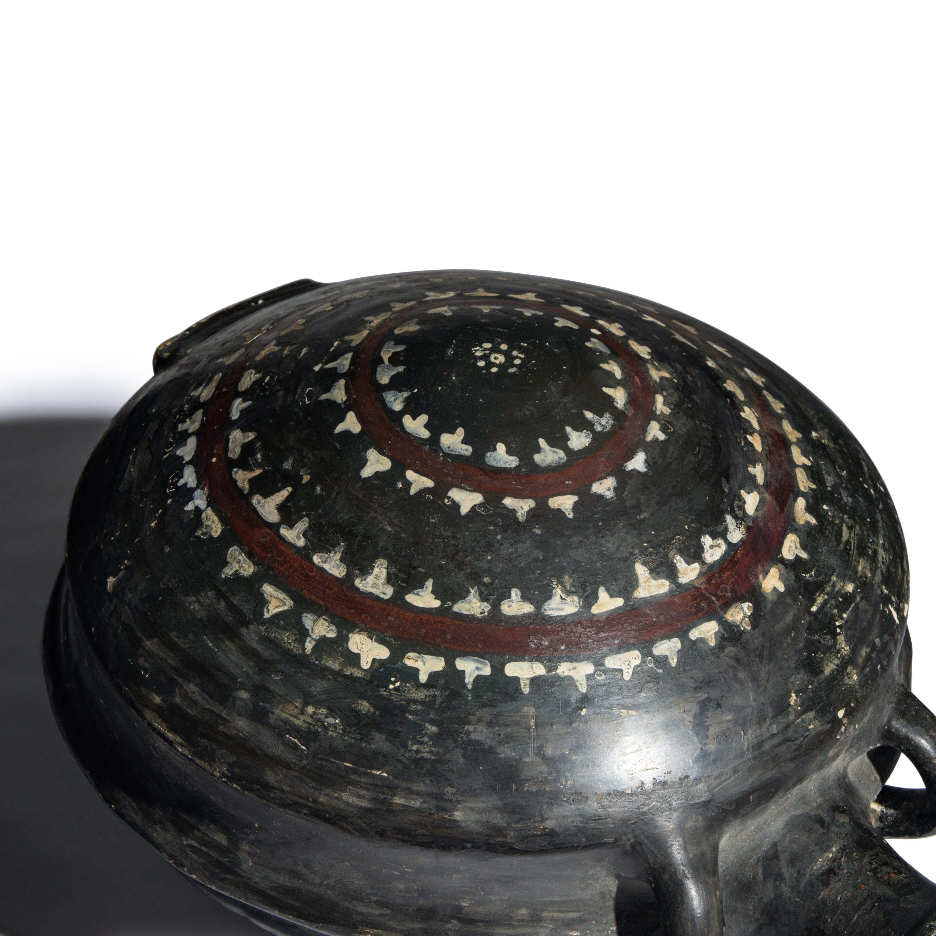 An Apulian Gnathian-Ware Pilgrim Flask