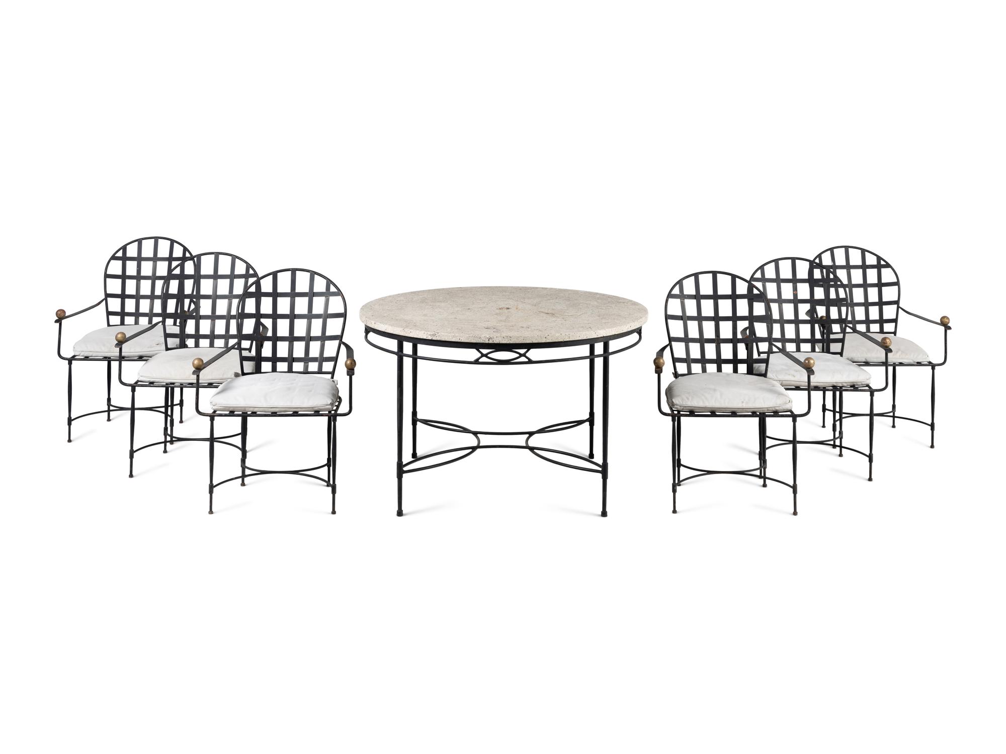 A Mario Papperzini 'Amalfi' Dining Suite