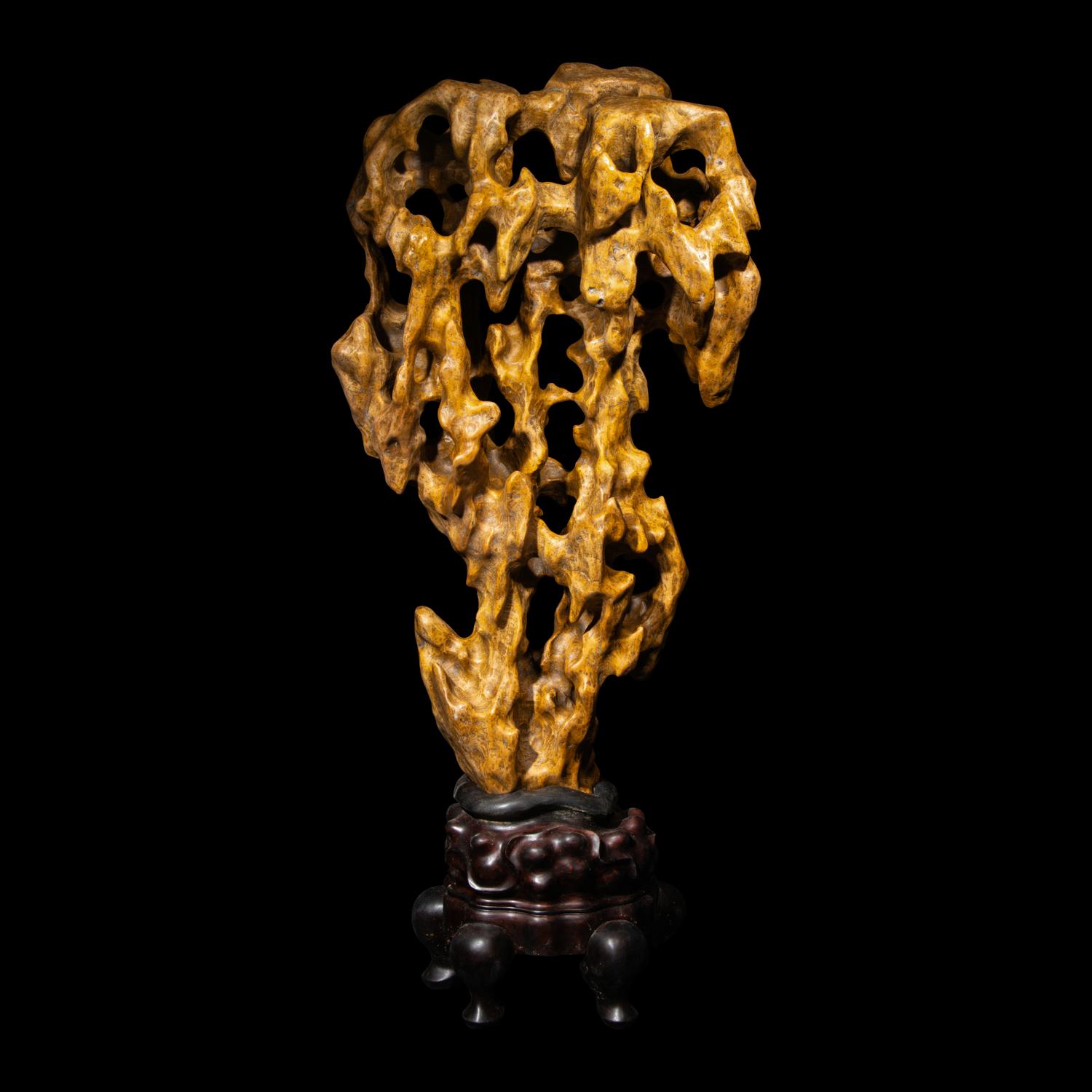 A Chinese Scholar's Rock , 20th Century 近代 賞石一座