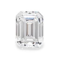 AN EXCEPTIONAL 5.12 CARAT EMERALD CUT DIAMOND