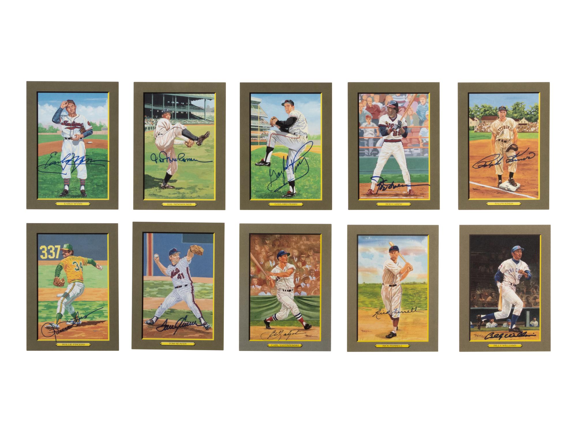 A Group of 68 signed Perez-Steele Great Moments Cards,