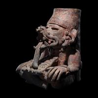 A Zapotec Funerary Urn with a Deity