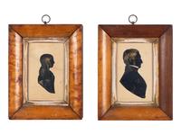 Two Bust-Length Silhouettes