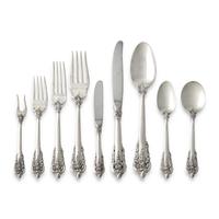 An American Silver Flatware Service – Grand Baroque Pattern, by Wallace
