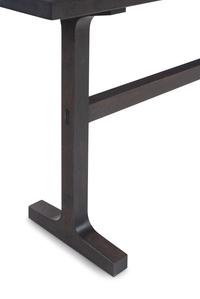 A Contemporary Stained Oak Console Table