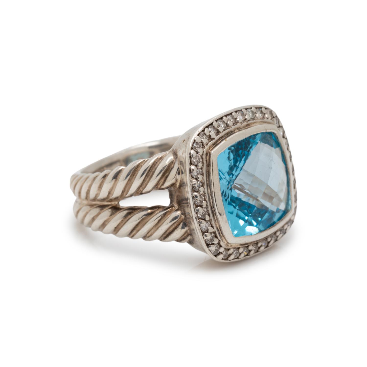 DAVID YURMAN, COLLECTION OF BLUE TOPAZ AND DIAMOND JEWELRY