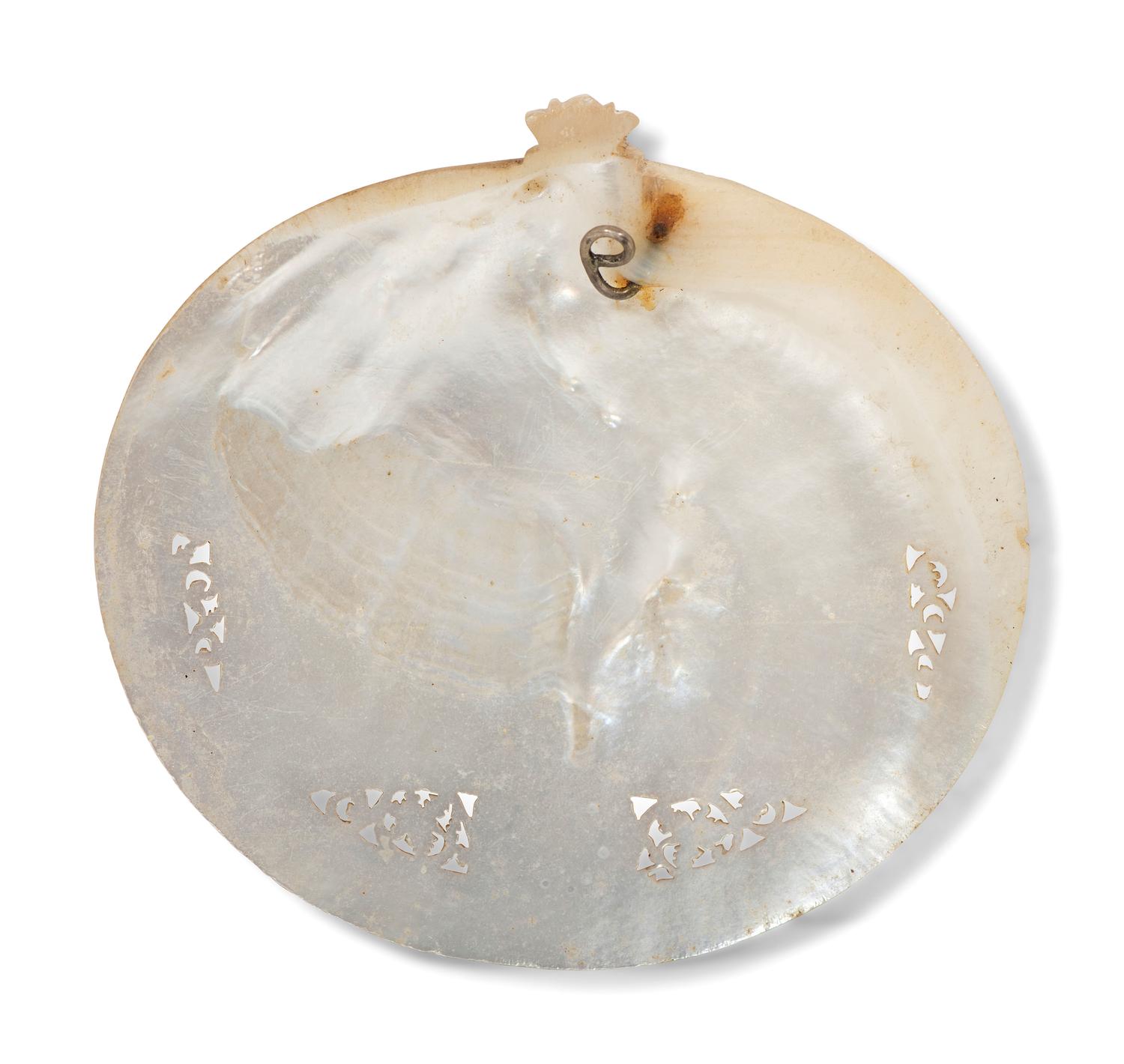 Five Continental Carved Shell Articles of Religious Interest
