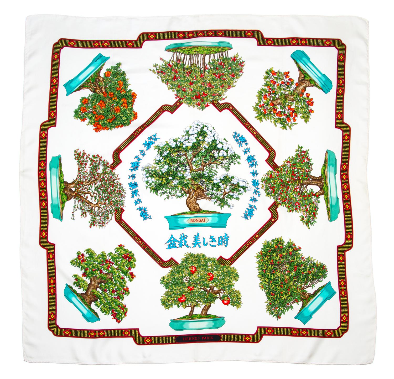 An Hermes 90cm Silk Scarf, 36" x 36".