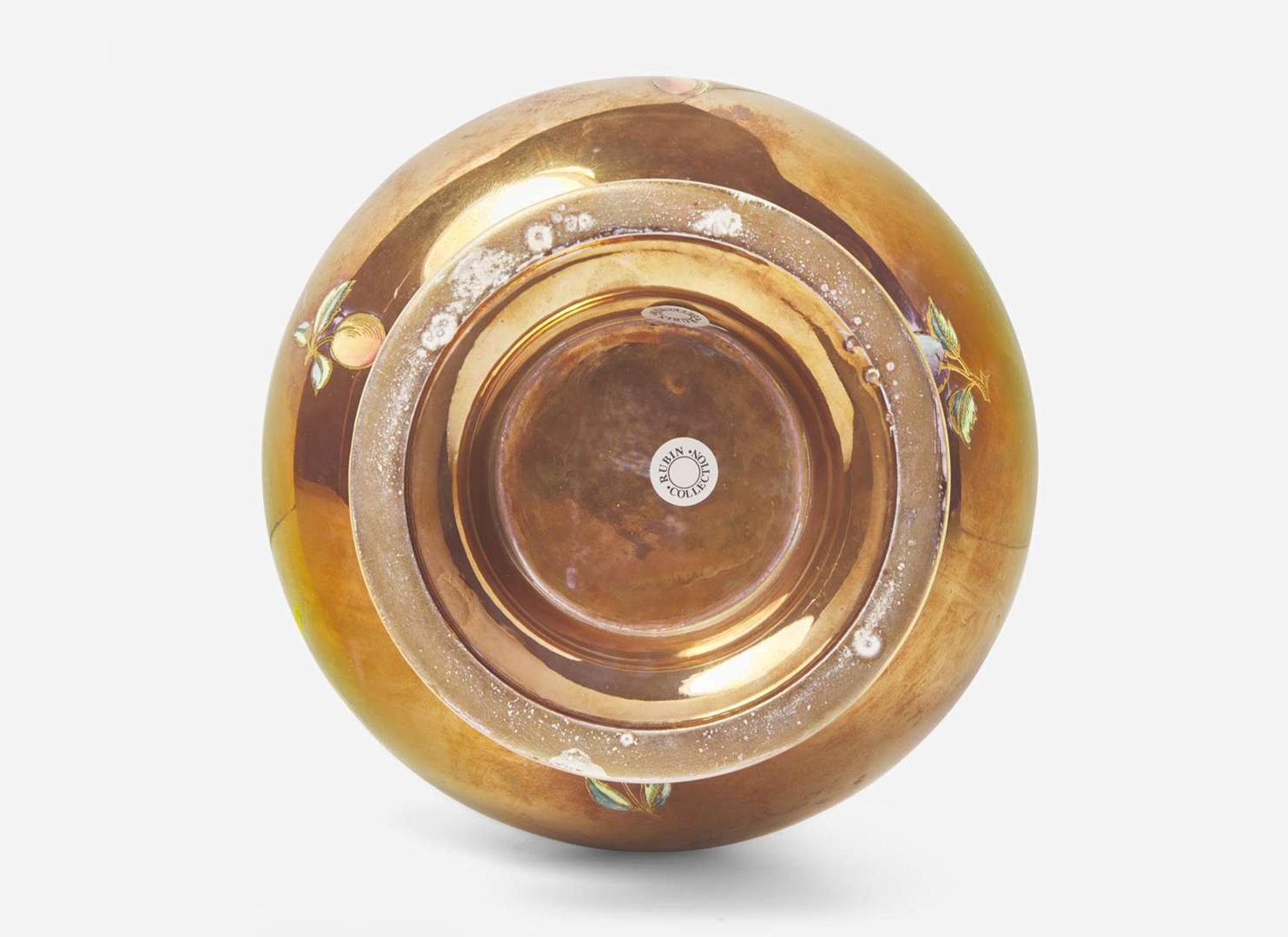 A Wedgwood Bronze Fruit Lustre Vase, UK, circa 1915