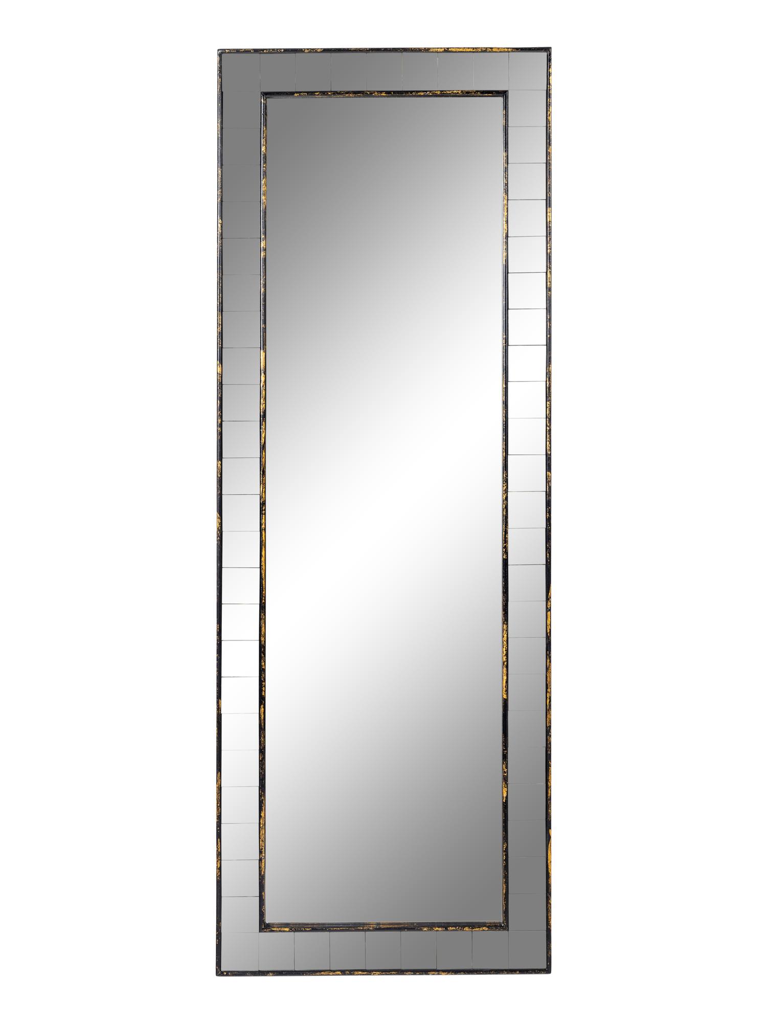 A Contemporary Silvered-Edge Pier Mirror