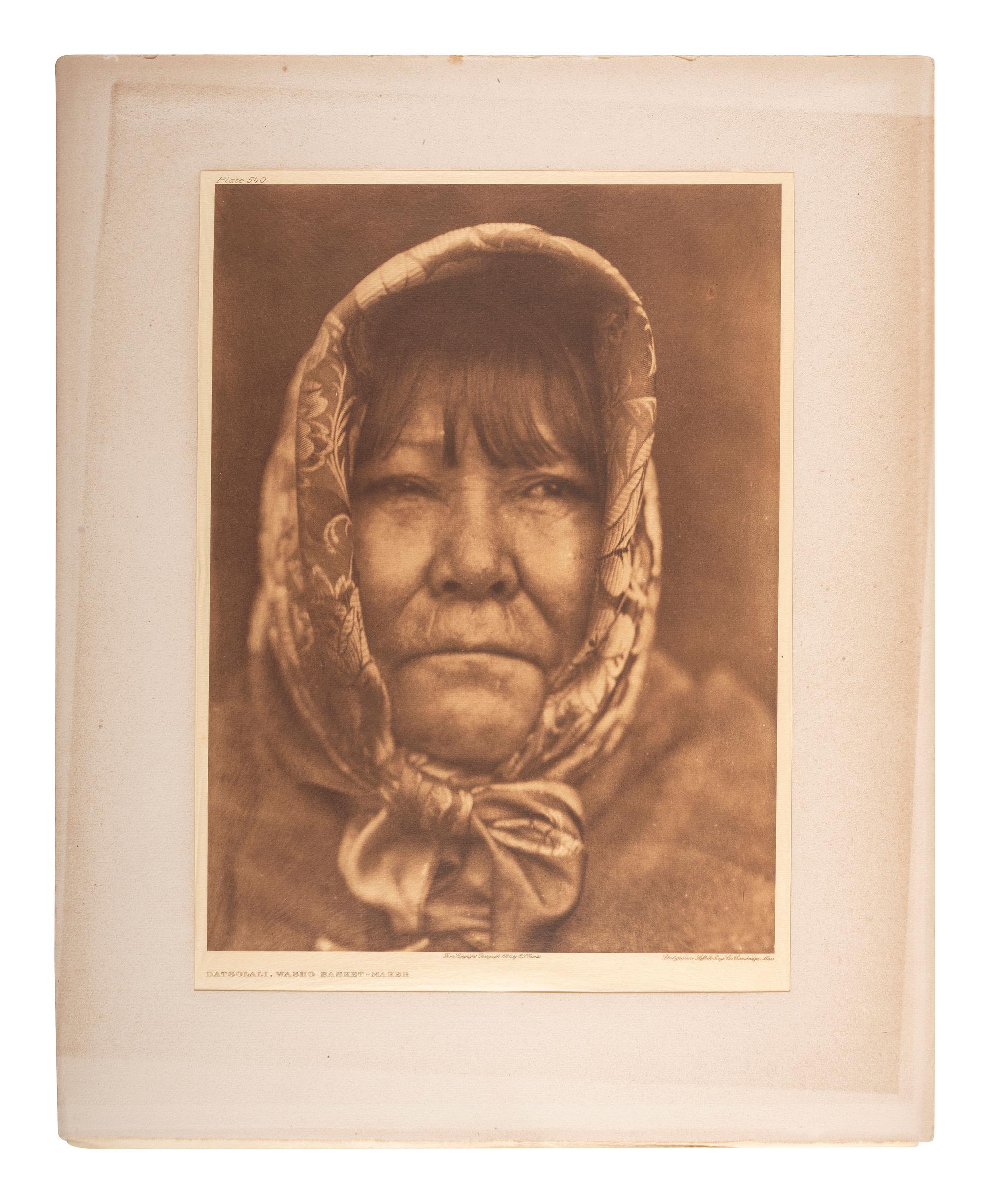 CURTIS, Edward (1868-1952). A group of 24 photogravures on Japanese tissue from portfolios 14 and 15.