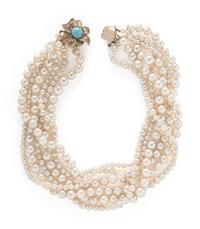 MULTI STRAND CULTURED PEARL NECKLACE