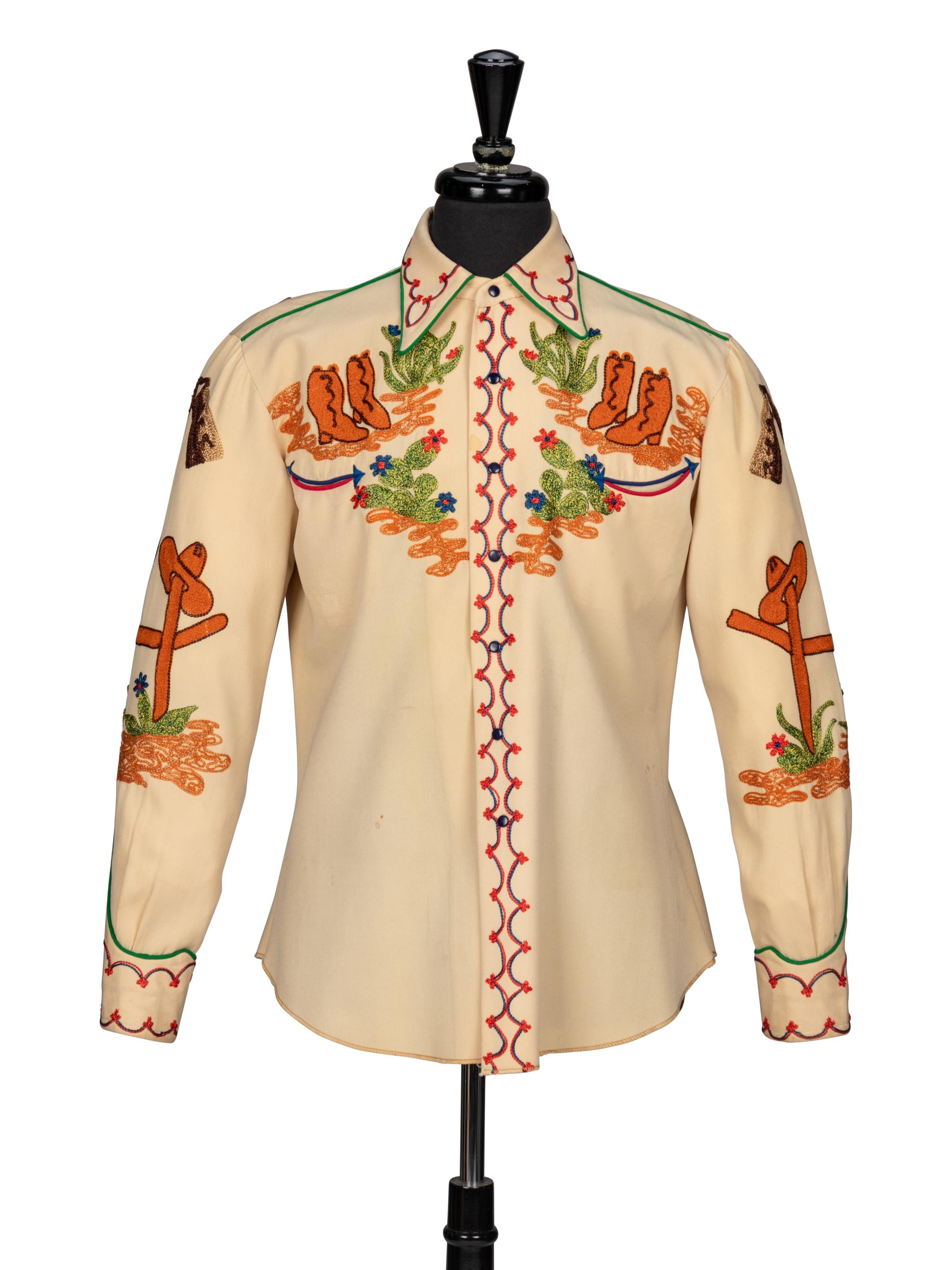 Nathan Turk, Embroidered Cowboy Shirt