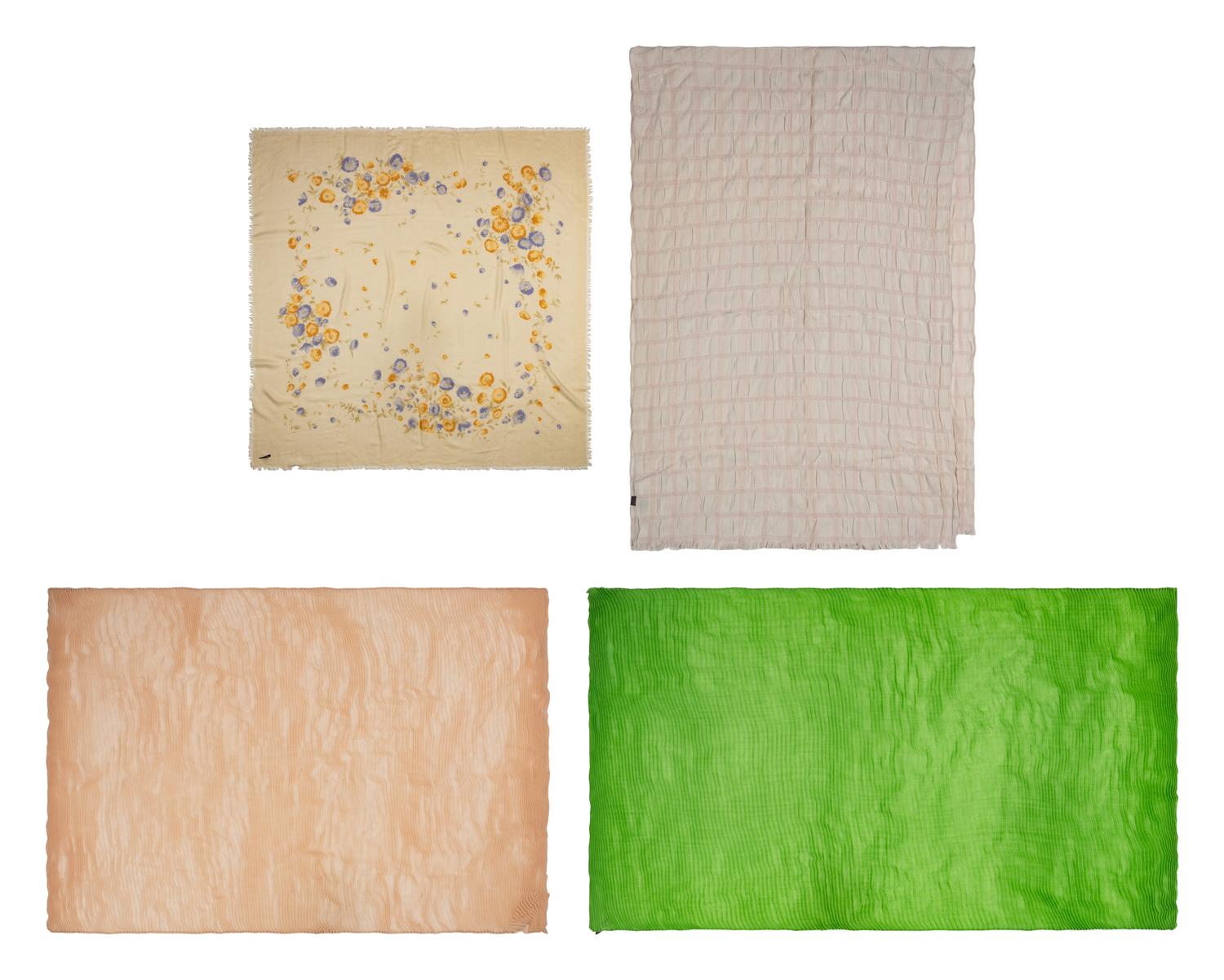 Four Designer Scarves