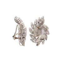 DIAMOND AND PLATINUM EARRINGS