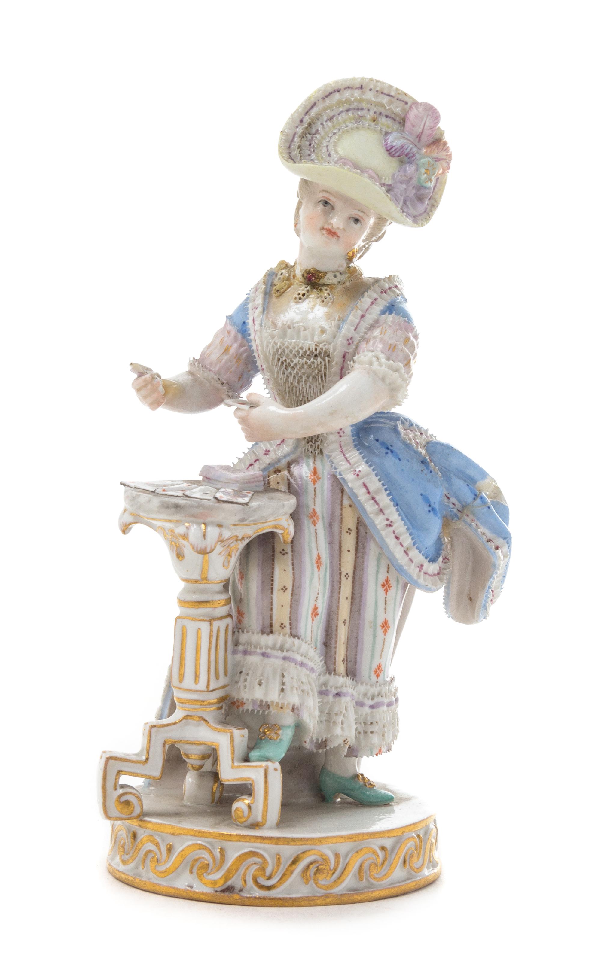 A Meissen Porcelain Figure Height 6 1/4 inches. — 19TH/20TH CENTURY