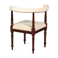 A Continental Turned Corner Chair