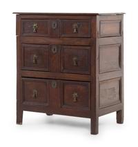 A Charles II Oak Chest of Drawers
